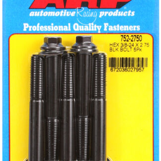 ARP 3/8-24 x 2.750 hex black oxide bolts