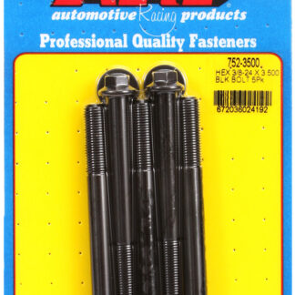 ARP 3/8-24 x 3.500 hex black oxide bolts