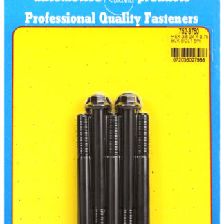 ARP 3/8-24 x 3.750 hex black oxide bolts