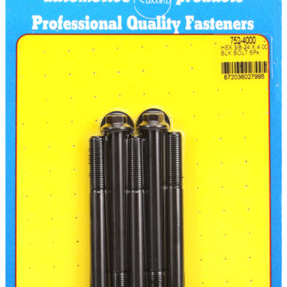 ARP 3/8-24 x 4.000 hex black oxide bolts