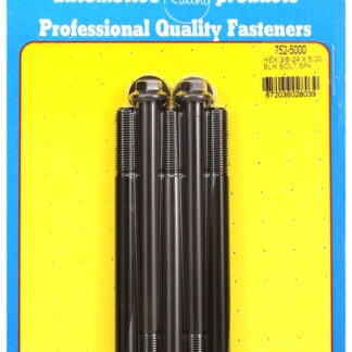 ARP 3/8-24 x 5.000 hex black oxide bolts
