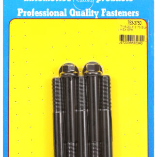 ARP 7/16-20 x 3.750 hex black oxide bolts