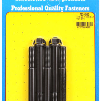 ARP 7/16-20 x 4.000 hex black oxide bolts