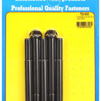 ARP 7/16-20 x 4.500 hex black oxide bolts