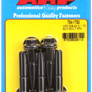 ARP 3/8-24 x 1.750 hex 7/16 wrenching black oxide bolts