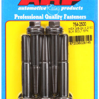 ARP 3/8-24 x 2.500 hex 7/16 wrenching black oxide bolts