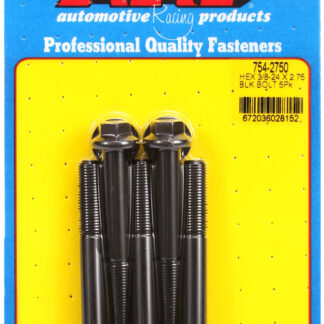 ARP 3/8-24 x 2.750 hex 7/16 wrenching black oxide bolts