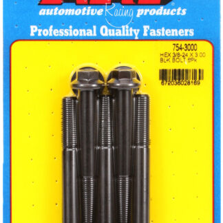 ARP 3/8-24 x 3.000 hex 7/16 wrenching black oxide bolts