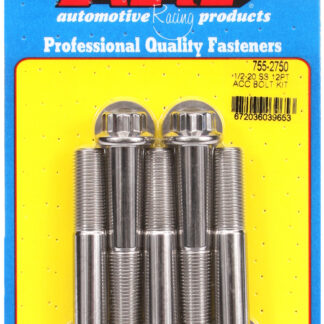 ARP 1/2-20 x 2.750 12pt SS bolts