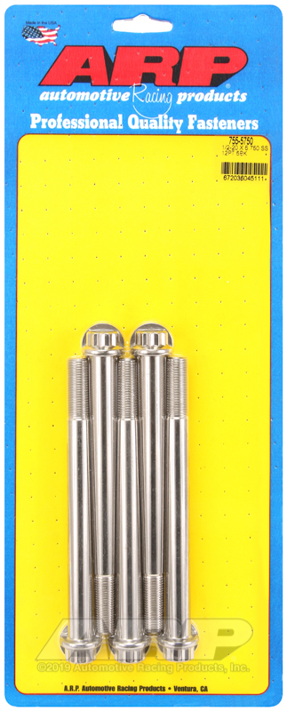 ARP 1/2-20 x 5.750 12pt SS bolts